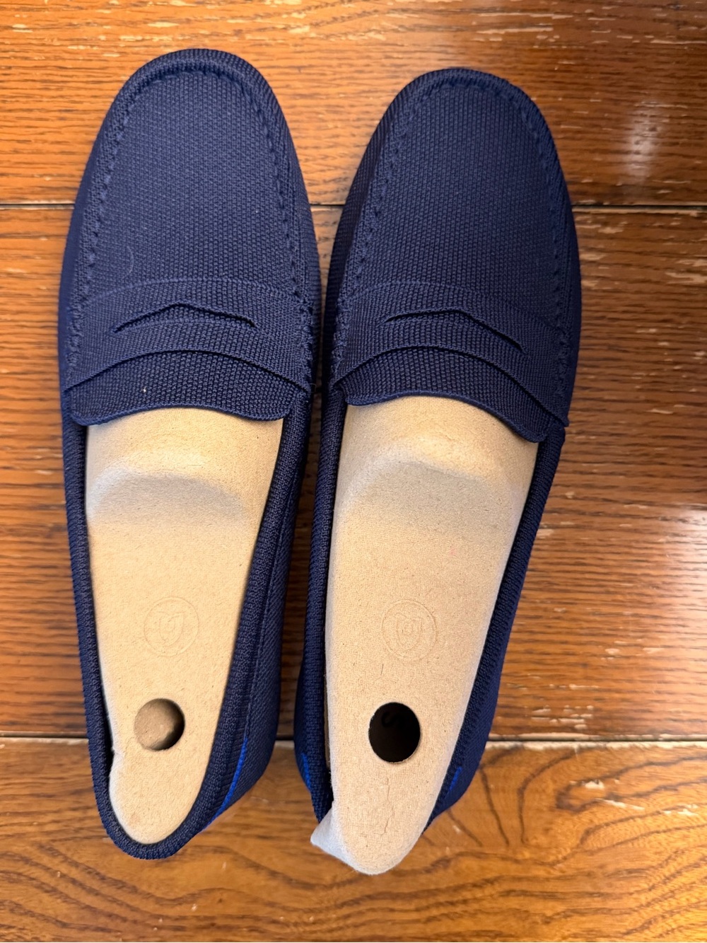 Rothy's Men's Navy Knit Penny Loafers